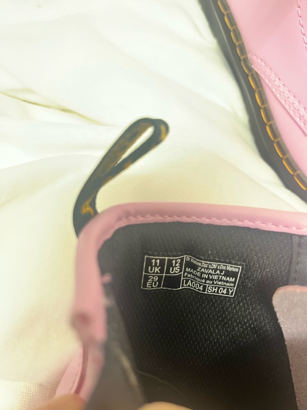 Girls Dr Martens Zavala J Combat Boot - Picture 7 of 7